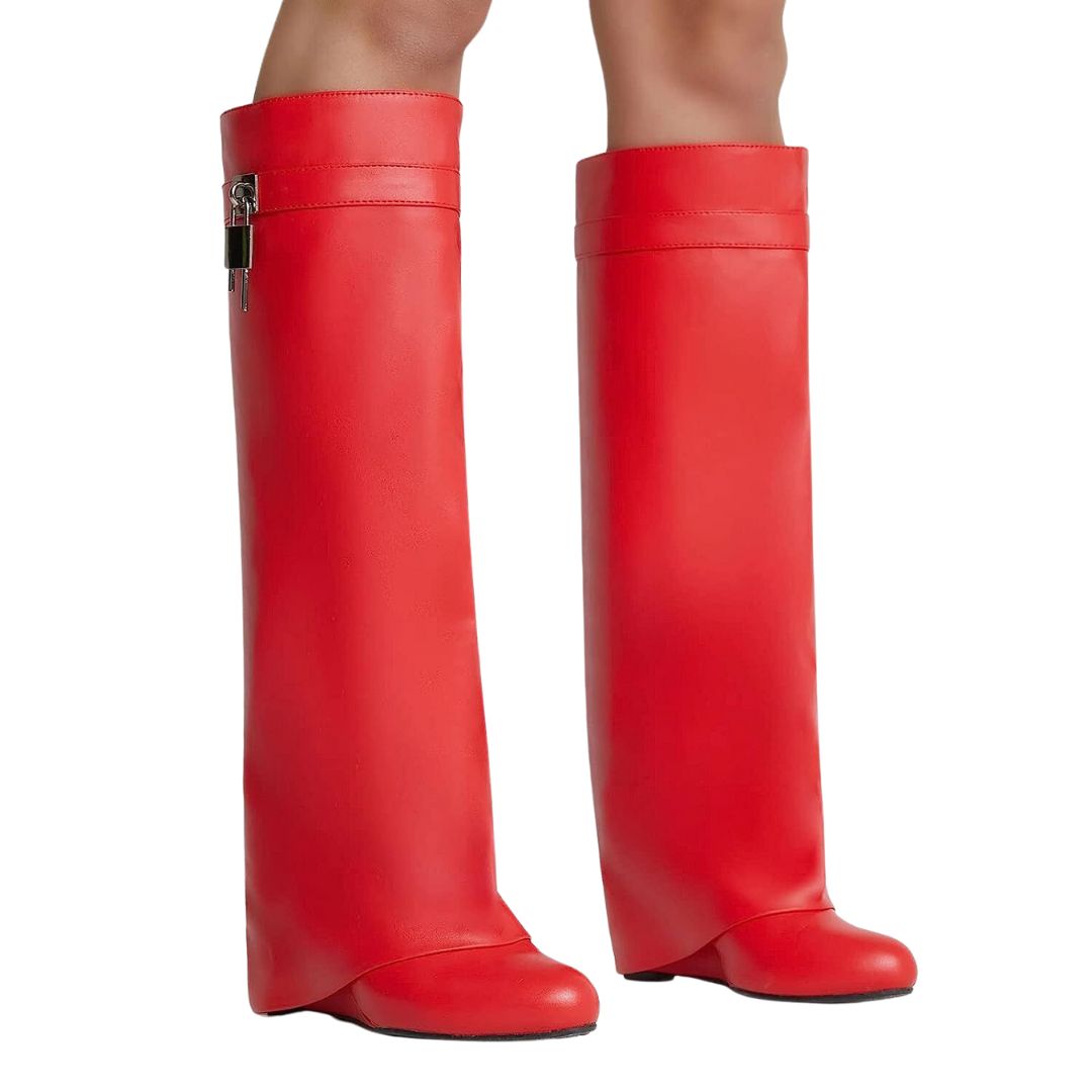 NOVAE | Leather shark boots