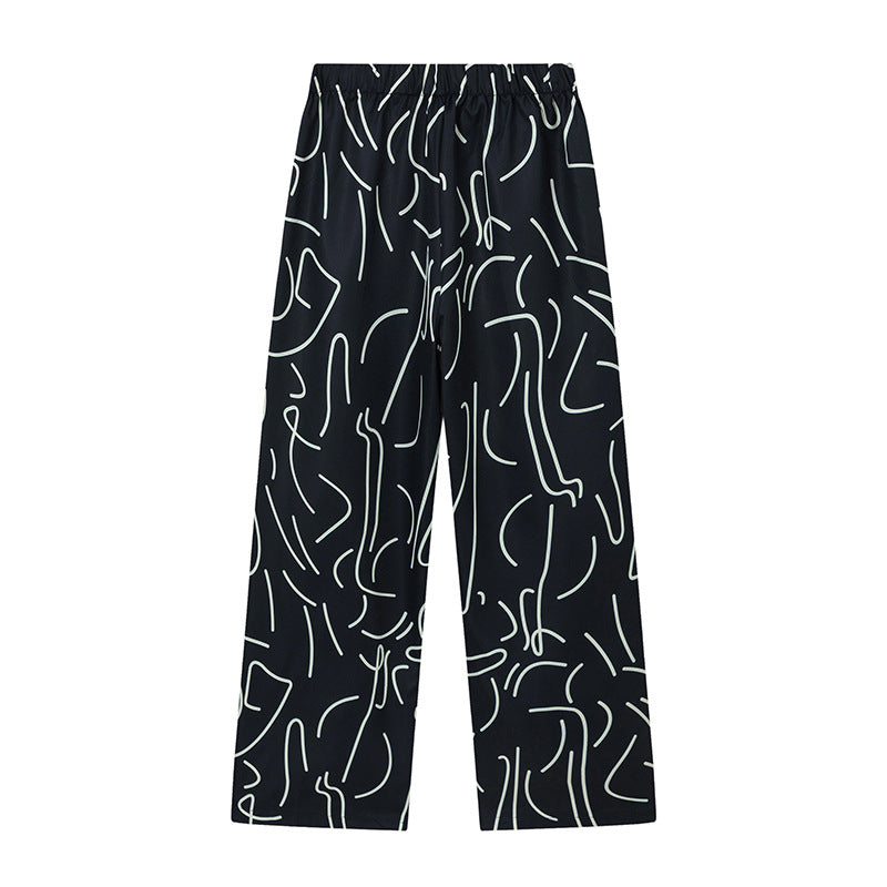 Women's comfortable jumpsuit with modern graphic design NOVAE