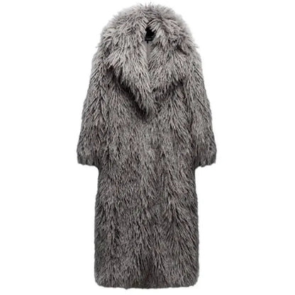 Women's Fluffy Oversized Faux Fur Coat NOVAE