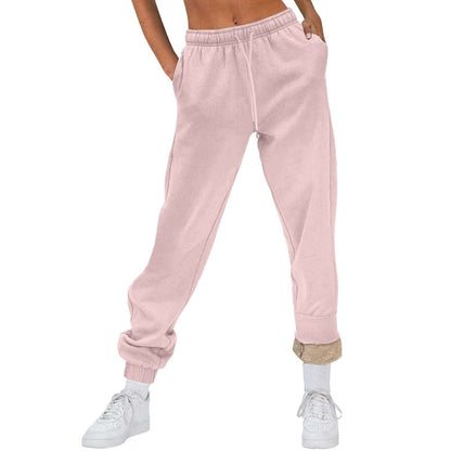 Women's Comfortable Leisure Trousers with Drawstring and Stylish Cuffs NOVAE