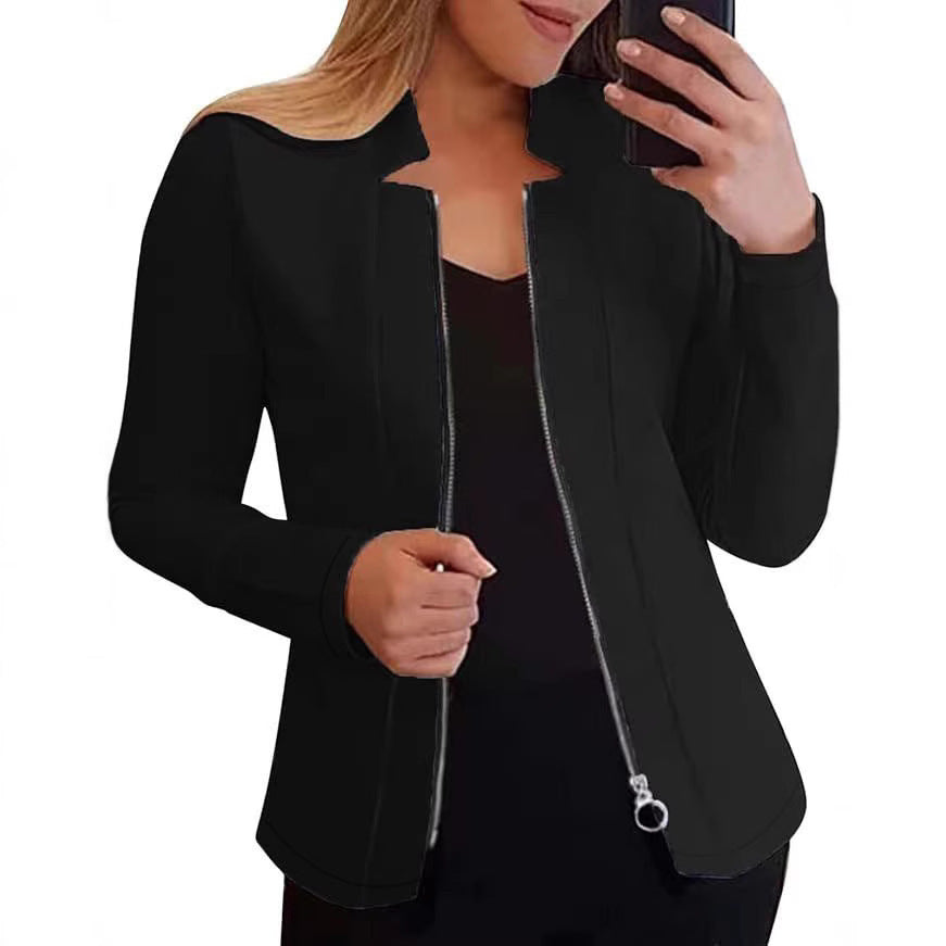 Women's elegant and figure-hugging blazer jacket NOVAE