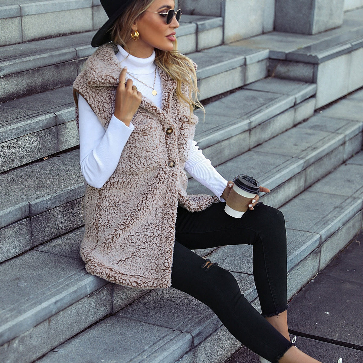 Women's cozy vest NOVAE