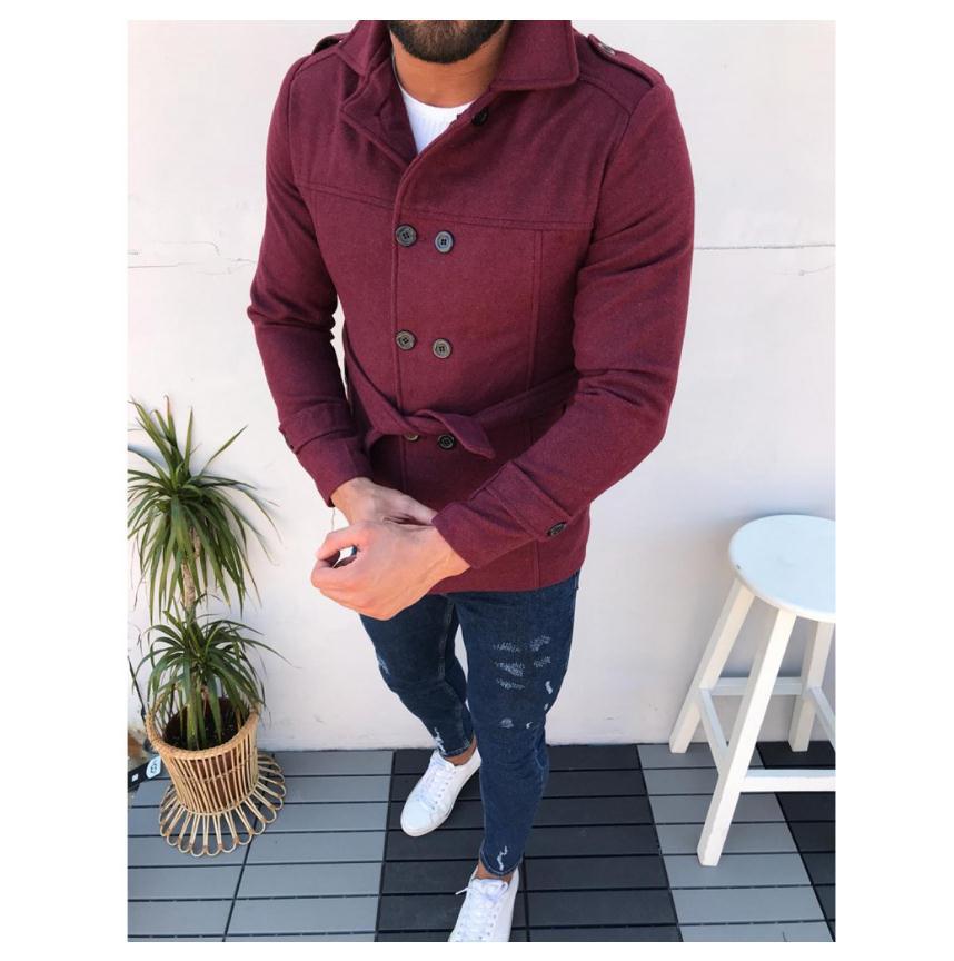 Men's double-breasted coat NOVAE