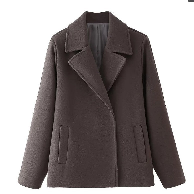 Women's elegant wool jacket in a classic oversized cut NOVAE