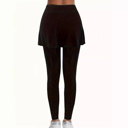 Women's sporty leggings with integrated skirt NOVAE