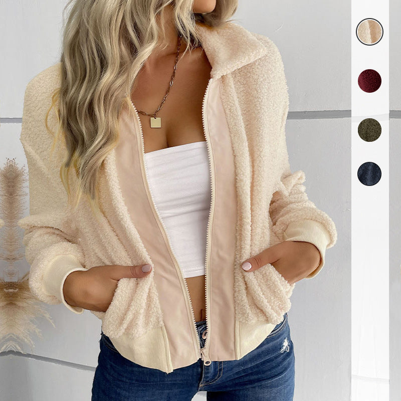 Women's cozy fleece jacket NOVAE