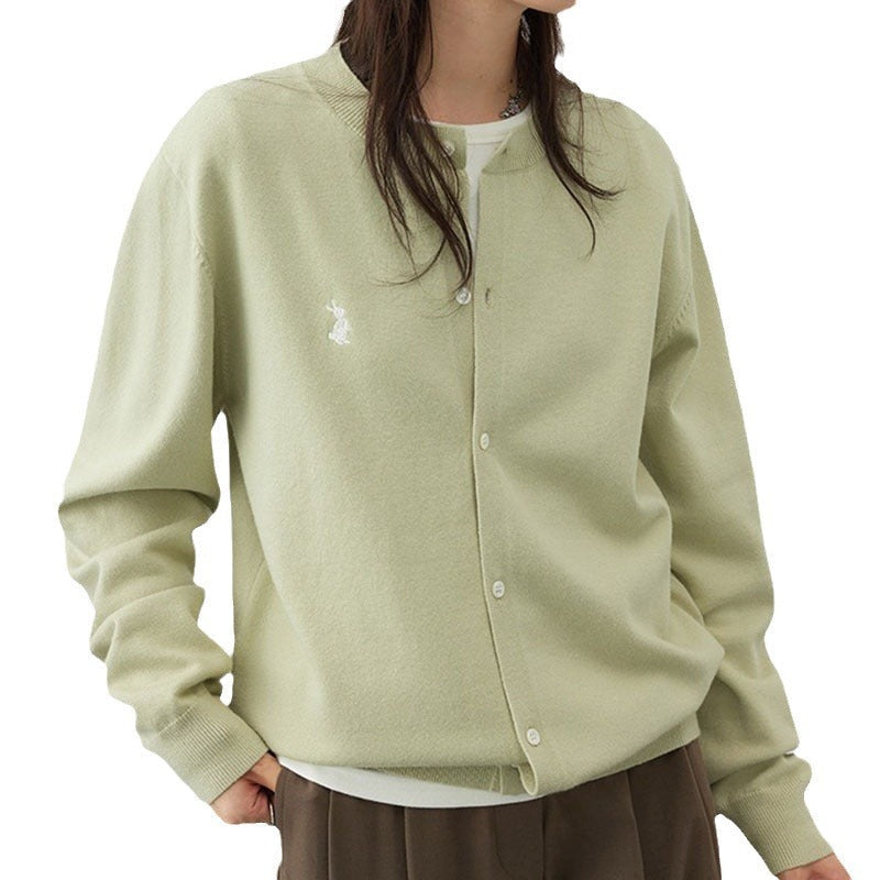Women's soft cardigan with fine button details and elegant design NOVAE