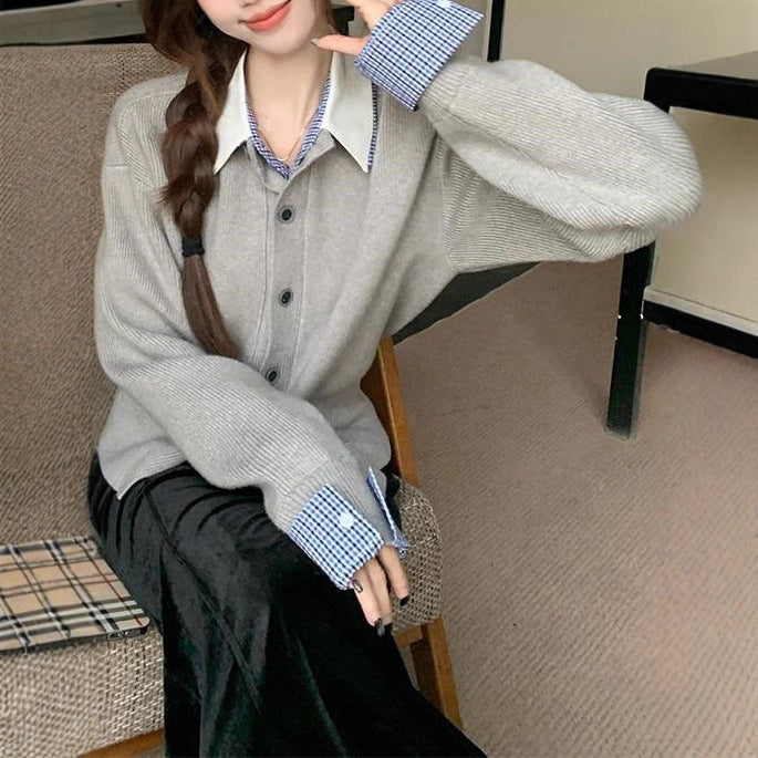 Women's cardigan with a classic cut and stylish button details NOVAE