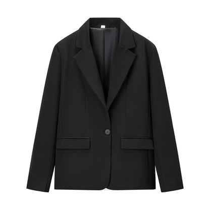 Women's elegant business set with blazer and wide-leg trousers NOVAE