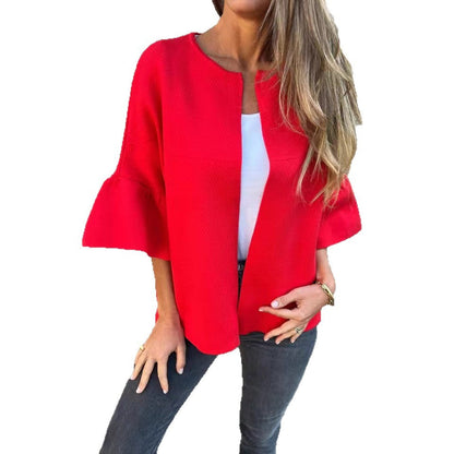 Women's structured jacket with voluminous sleeves NOVAE