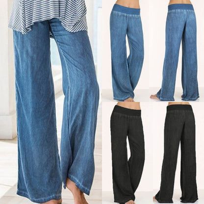 Women's casual wide-leg trousers NOVAE