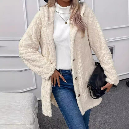 Women's Cozy Teddy Jacket NOVAE