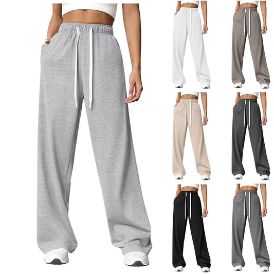 Women's comfortable sports trousers in a casual cut with an elastic waistband NOVAE