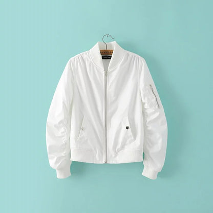 Women's bomber jacket with practical pockets and sporty cut NOVAE