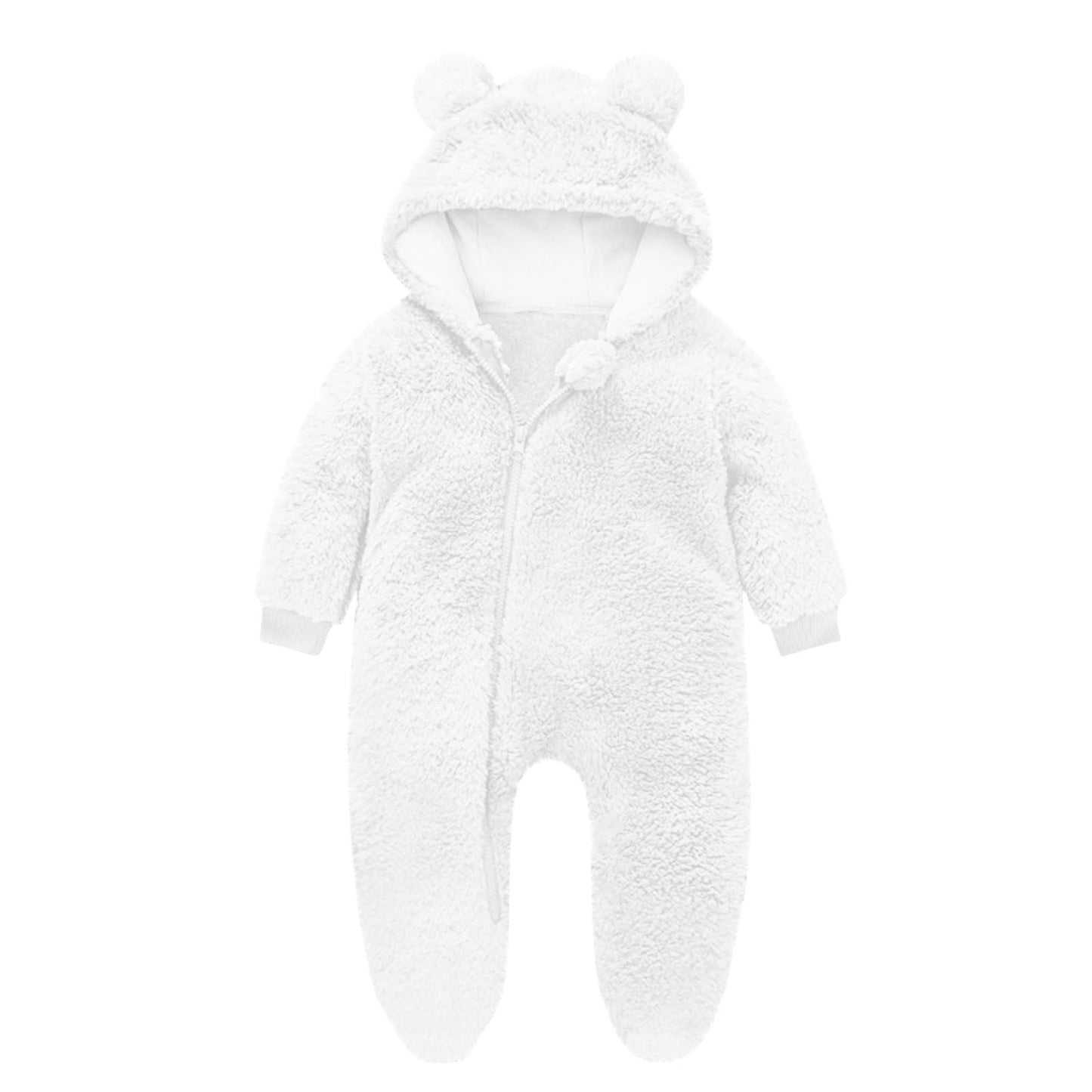 Toddler Fleece Overall with Bear Ears NOVAE