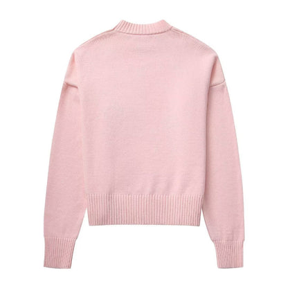 Women's casual sweater with dropped shoulders NOVAE