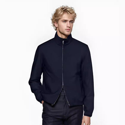 Men's lightweight transitional jacket with high collar NOVAE
