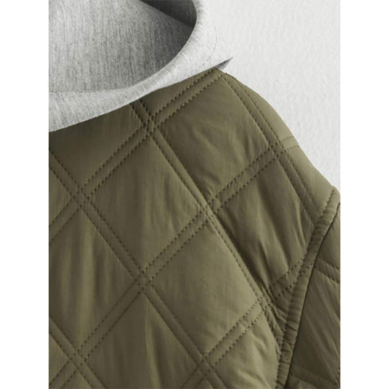 Women's quilted jacket with removable hood NOVAE