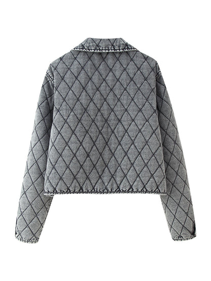 Women's quilted jacket with a relaxed fit NOVAE