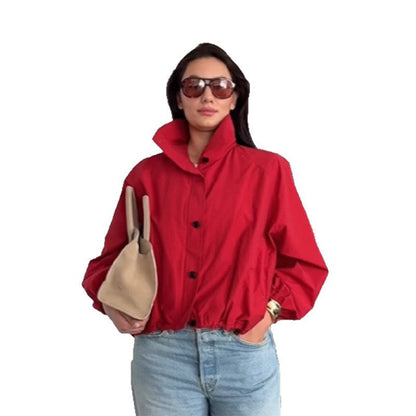 Women's stylish outdoor jacket with high collar NOVAE