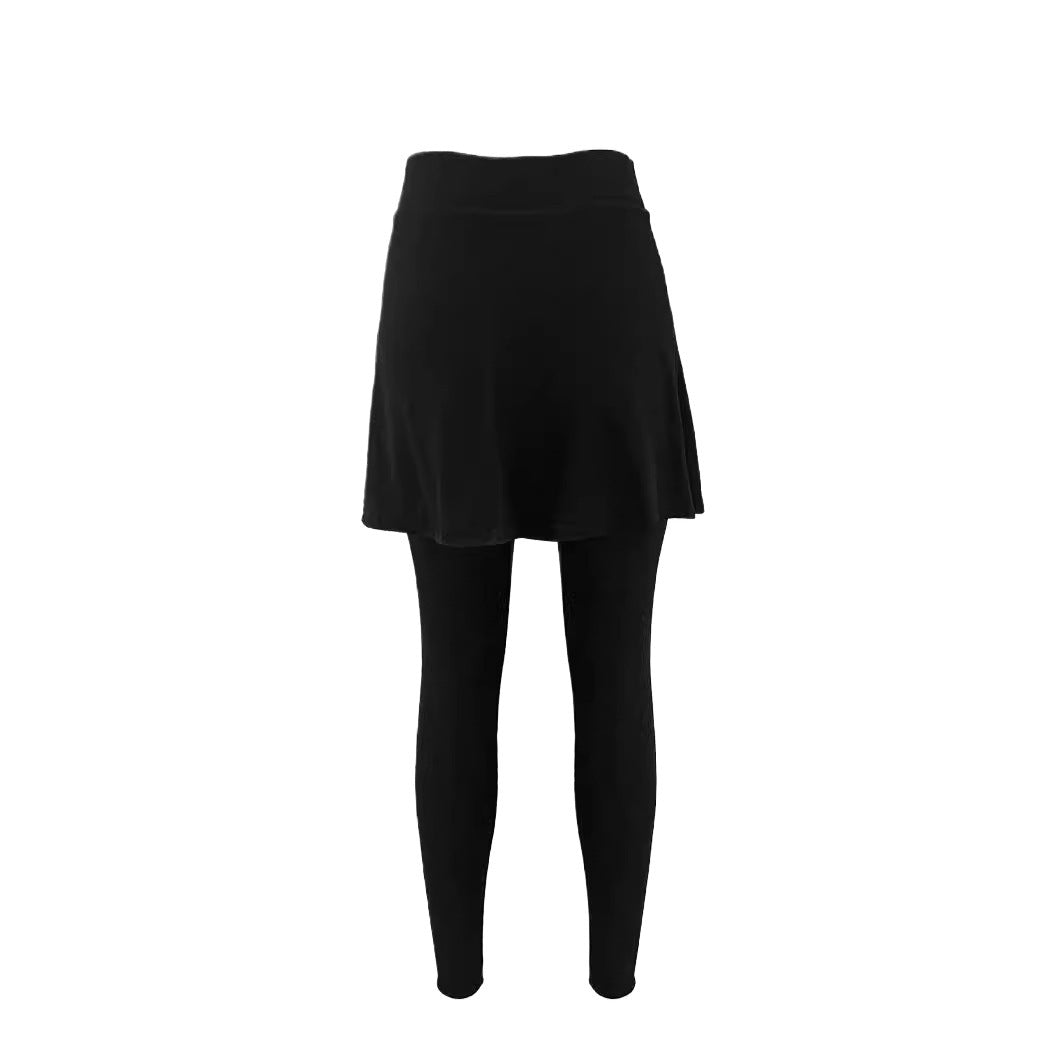 Women's sporty leggings with integrated skirt NOVAE