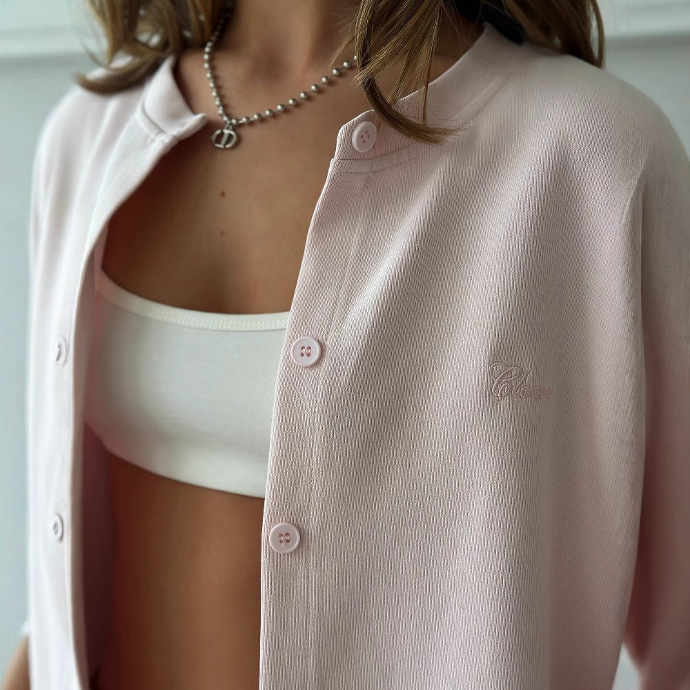 Women's casual cardigan with delicate button details NOVAE