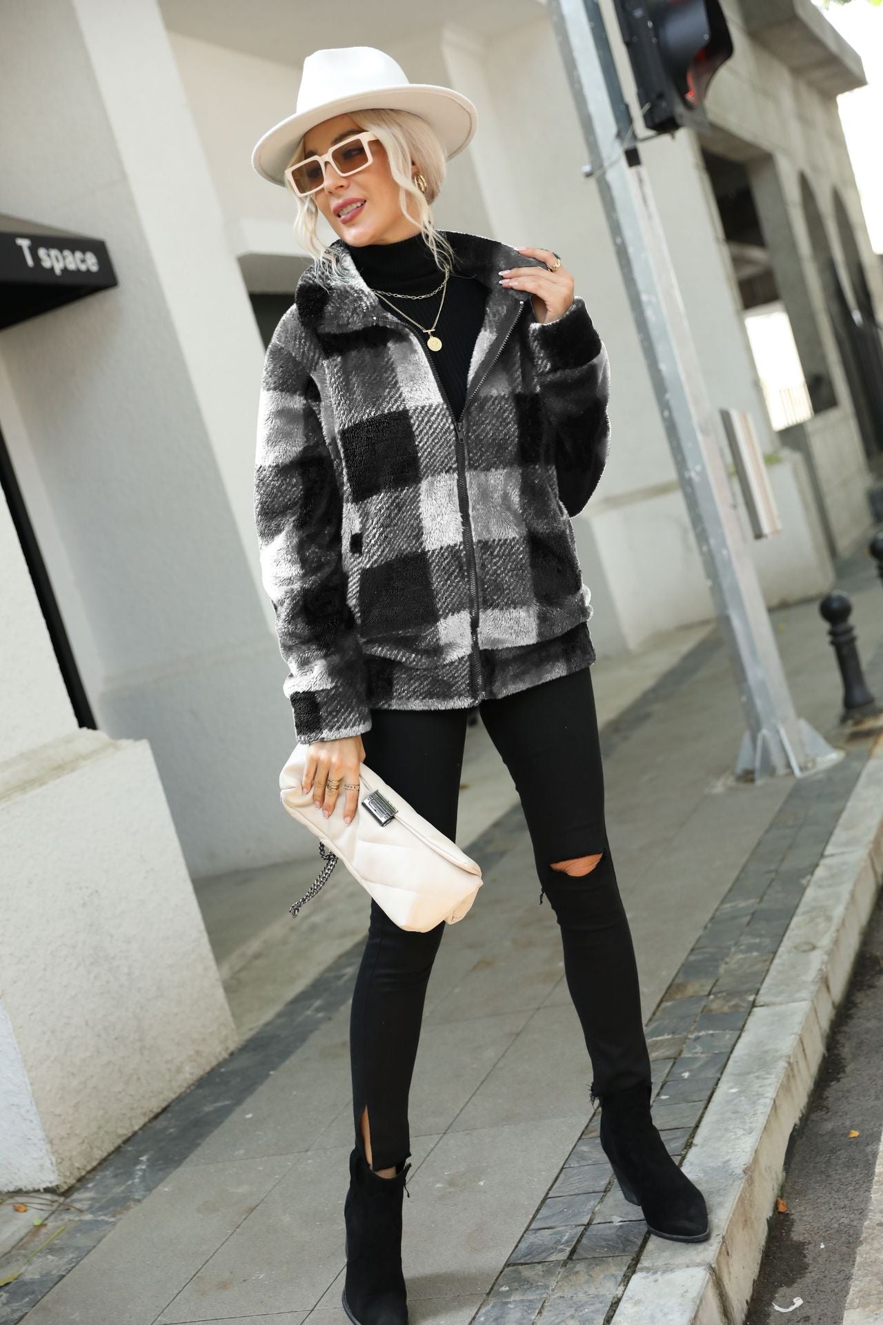 Women's Cozy Flannel Jacket NOVAE