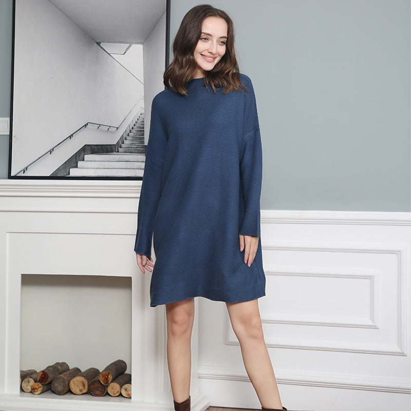 Women's Oversized Soft Knit Turtleneck Sweater NOVAE