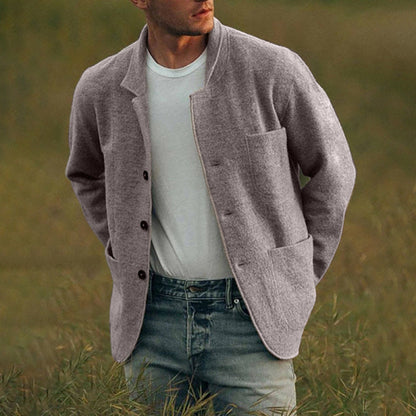 Men's comfortable and stylish cardigan with practical pockets NOVAE