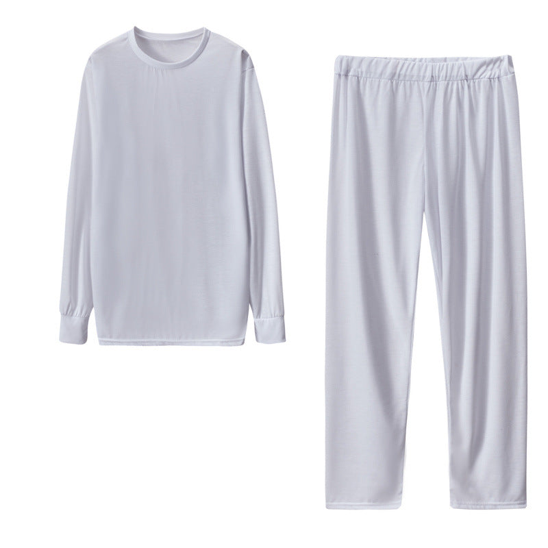 Women's Long Sleeve Pajama Set with Elastic Pants NOVAE