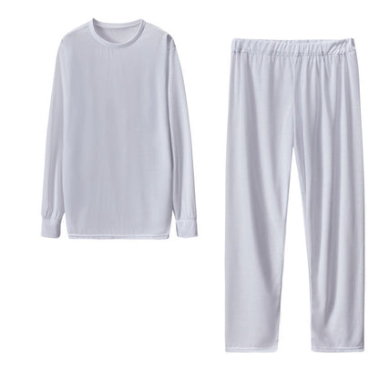 Women's Long Sleeve Pajama Set with Elastic Pants NOVAE