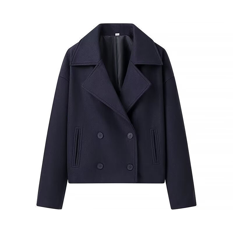 Women's elegant short jacket in a casual double-body style NOVAE