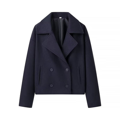 Women's elegant short jacket in a casual double-body style NOVAE