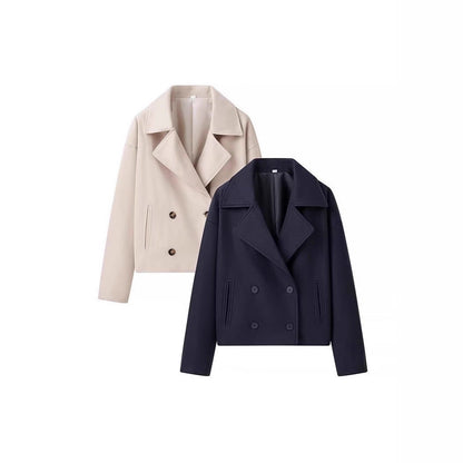 Women's elegant short jacket in a casual double-body style NOVAE