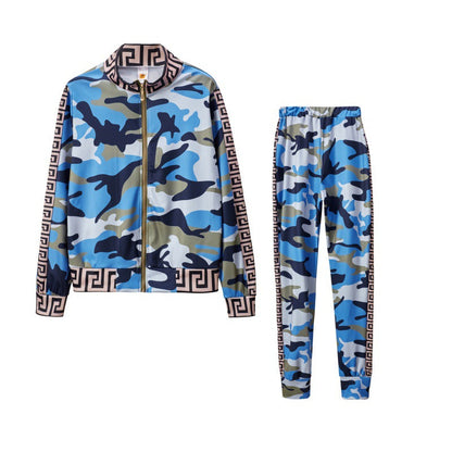 Women's tracksuit with urban leopard print and comfortable details NOVAE