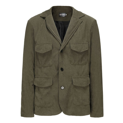 Women's casual corduroy jacket with patch pockets NOVAE