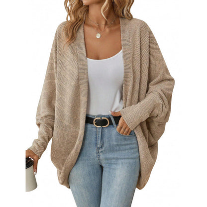 Women's casual cardigan with oversized cut and relaxed sleeves NOVAE