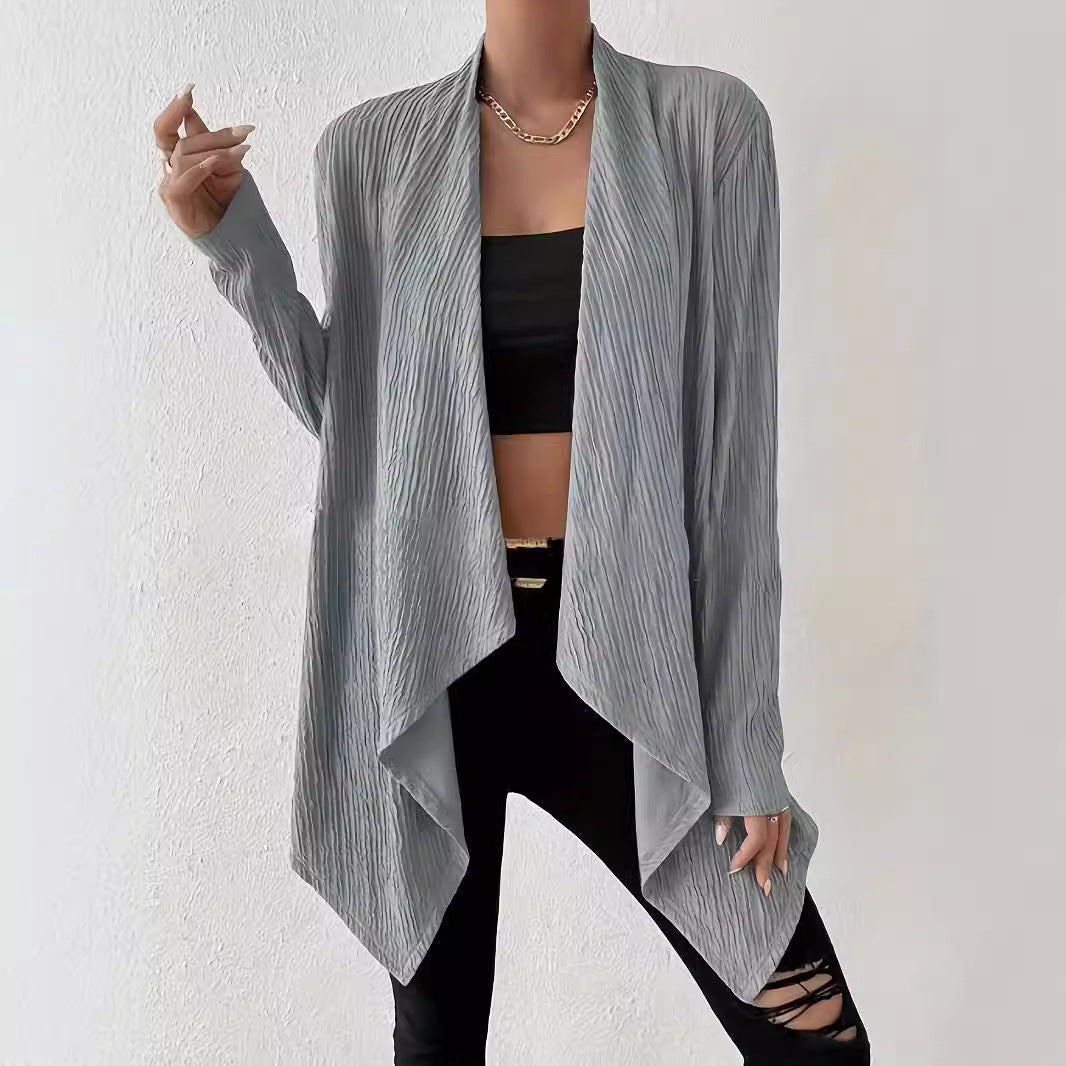 Women's wrap jacket in a casual style with a structured design NOVAE