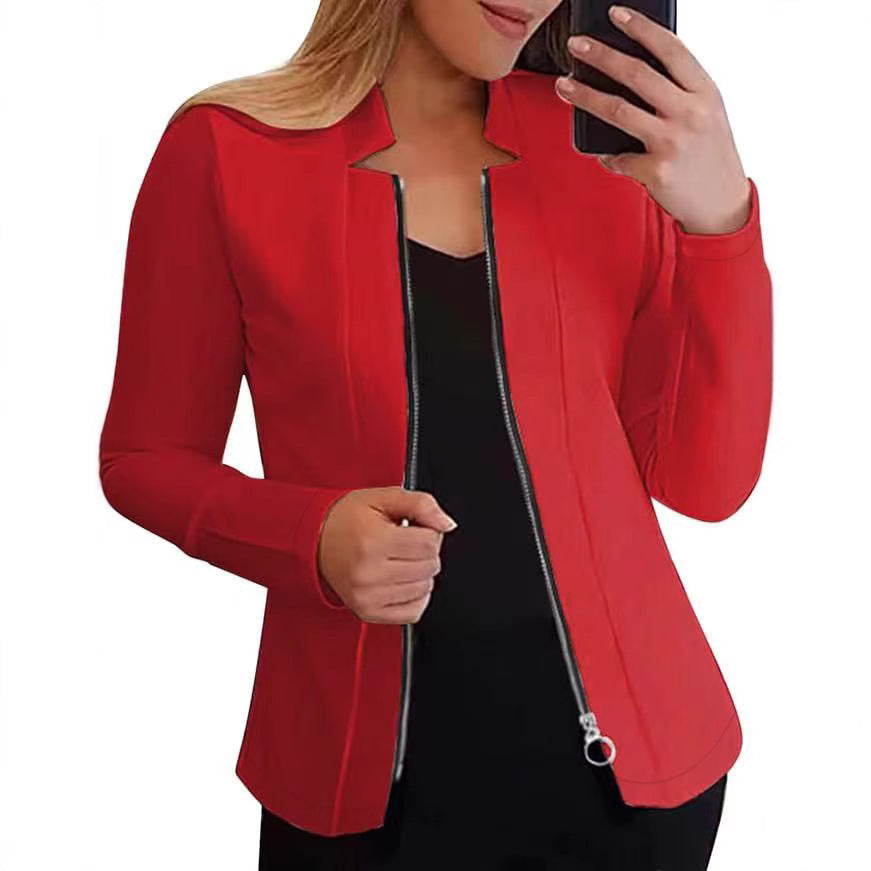 Women's elegant and figure-hugging blazer jacket NOVAE