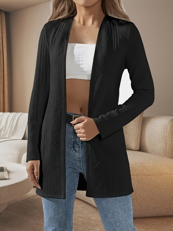 Women's lightweight cardigan with a modern cut and decorative details NOVAE