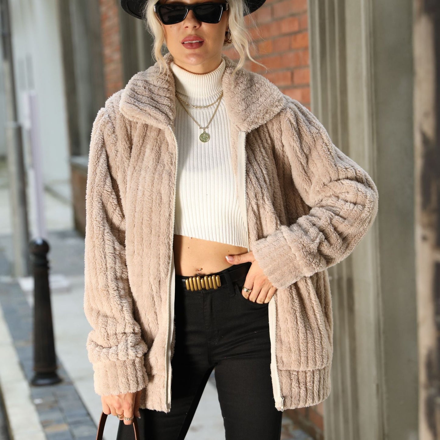 Women's Cozy Fleece Jacket NOVAE