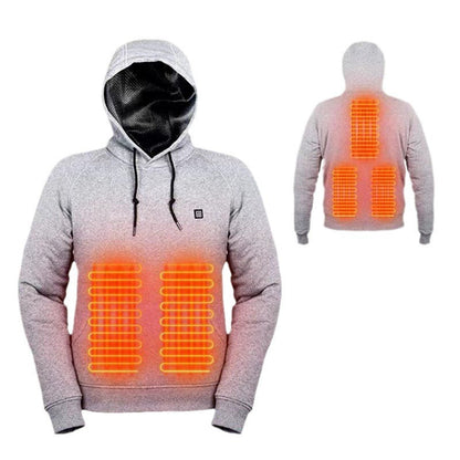 Women's heated hoodie with innovative NOVAE heating system