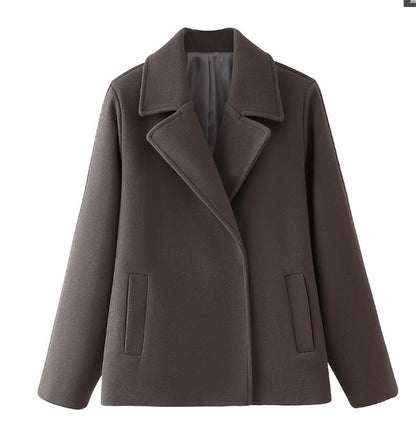 Women's elegant wool jacket in a classic oversized cut NOVAE