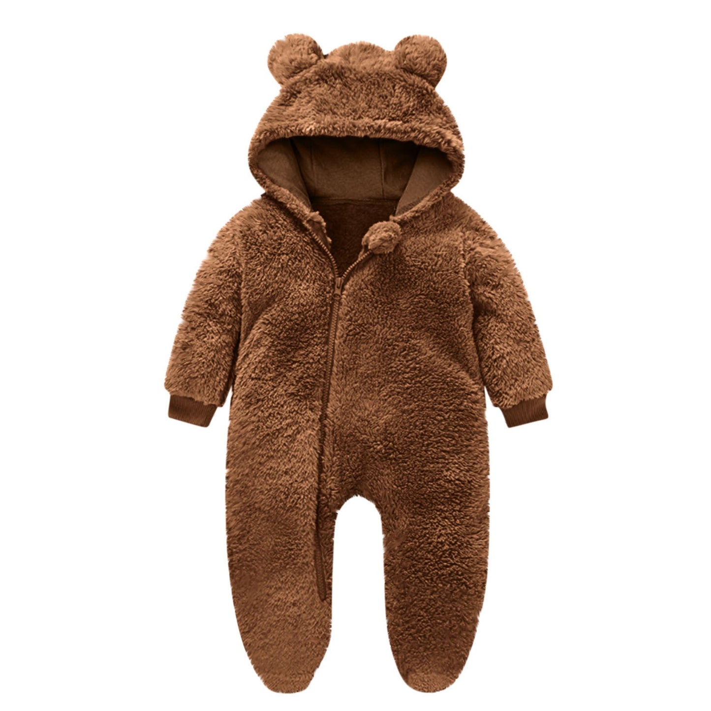Toddler Fleece Overall with Bear Ears NOVAE