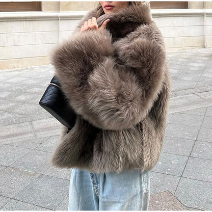 Women's Cozy Faux Fur Jacket in a Modern Cut NOVAE