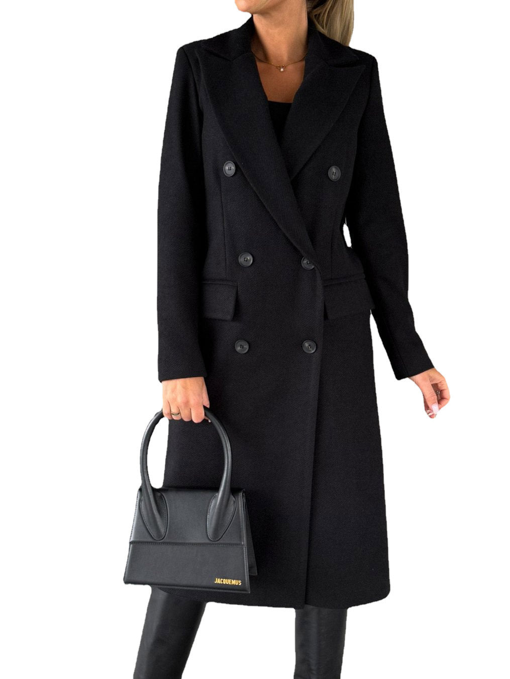 Women's elegant and timeless trench coat with double button placket and practical pockets NOVAE