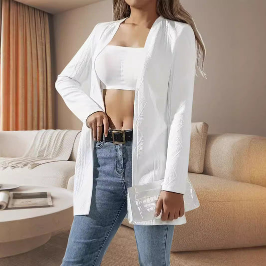 Women's elegant jacket with structured design NOVAE