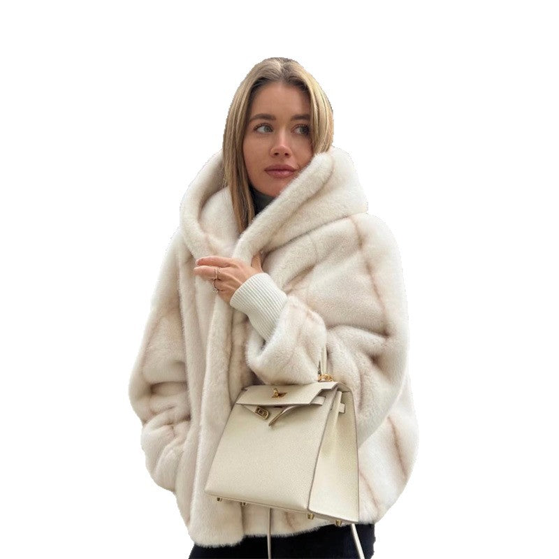 Women's Cozy Oversized Fur Jacket NOVAE