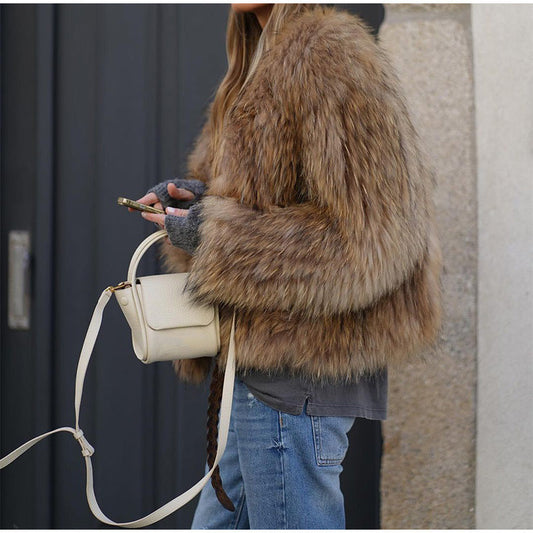 Women's Luxurious Oversized Faux Fur Jacket NOVAE