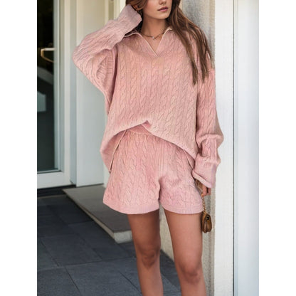 Women's comfortable knit top with a relaxed fit and high-quality details NOVAE